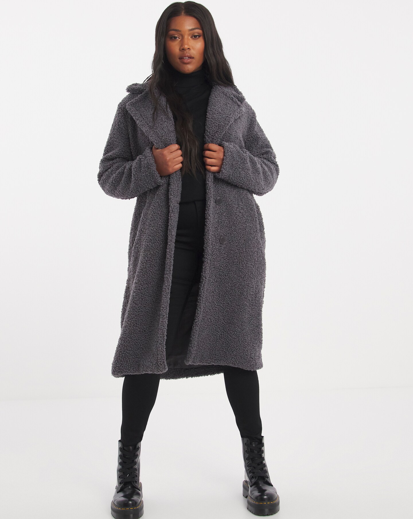 silver fox fur coat womens