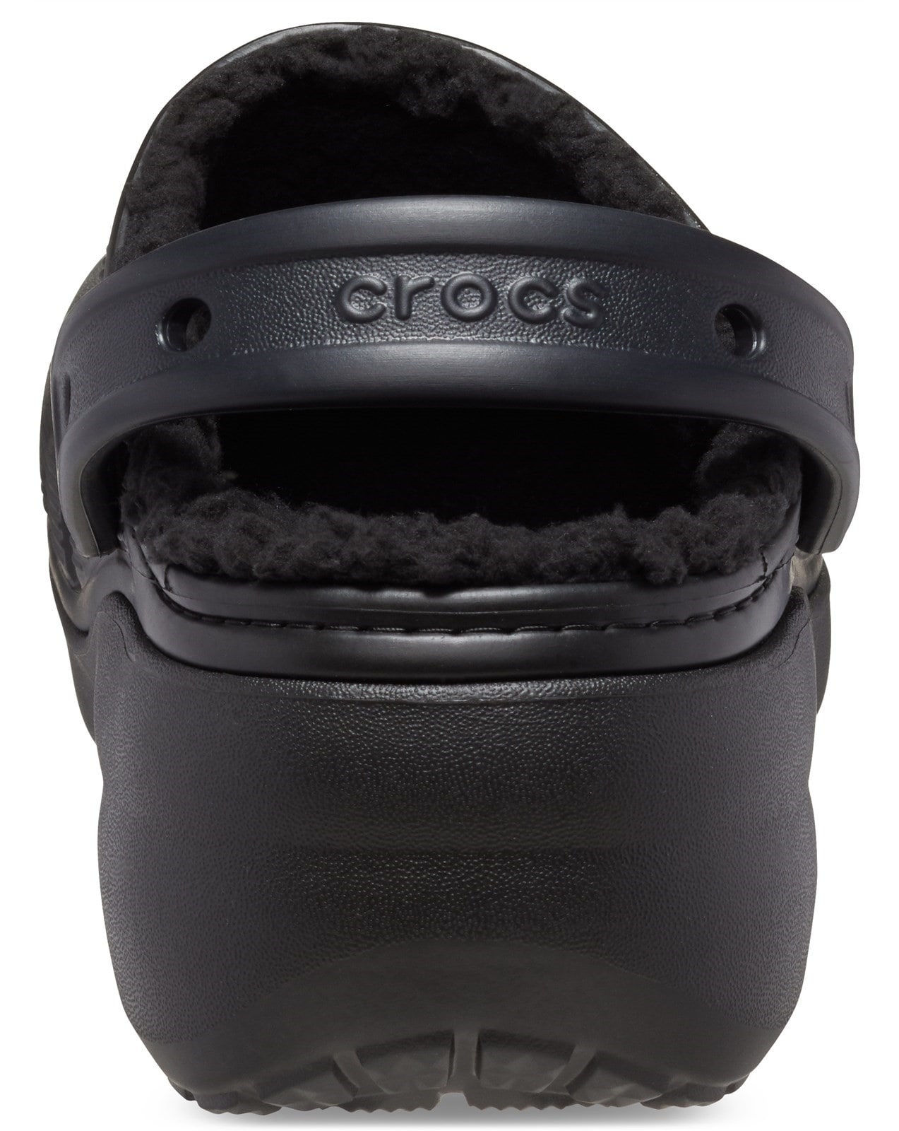 Platform lined crocs hot sale